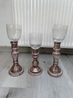 3er Set Chabby Chic Kerzenständer Nordrhein-Westfalen - Burbach Vorschau