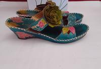 LAURA VITA  extravagant Pantolette Schuhe 39 Leder Plateau Brandenburg - Jüterbog Vorschau