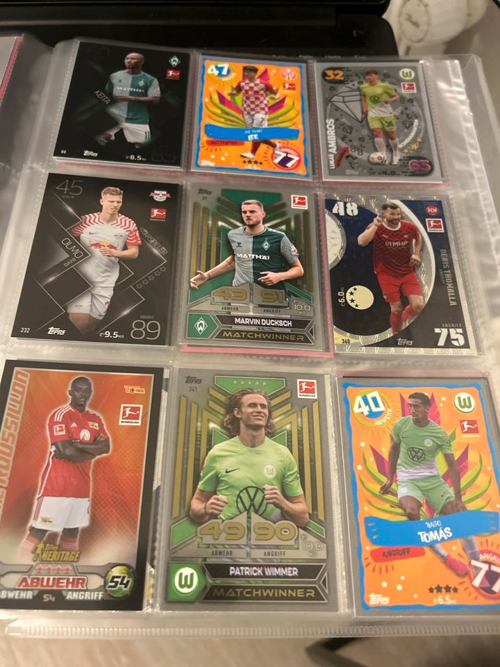 Topps Match Attax 23/24 Sammel Karten Top Zustand in Bochum