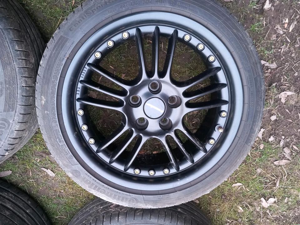 4 x 17 Zoll Alufelgen Irmscher mit Sommerreifen 215/45 R17 5x110 in Neusalza-Spremberg