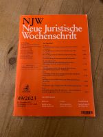 NJW Neue Juristische Wochenschrift Zeitschrift 49 / 2023 Jura Niedersachsen - Osnabrück Vorschau