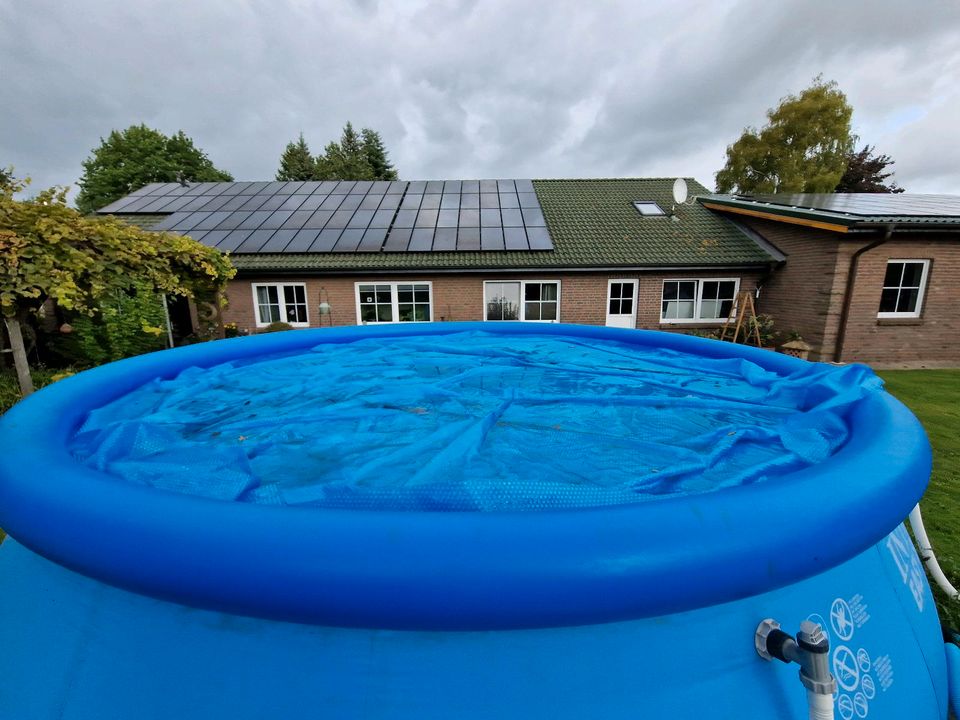 Intex Easy Set Pool 549x122 gebraucht mit Zubehör in Bordesholm