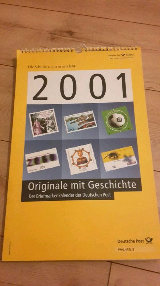 Briefmarkenkalender "Originale mit Geschichte" Deutsche Post in Hannover