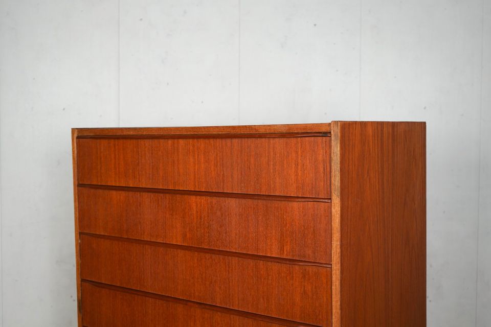 Teak Kommode Tallboy Retro Dänisch Vintage 60er Mid Century in Hamburg