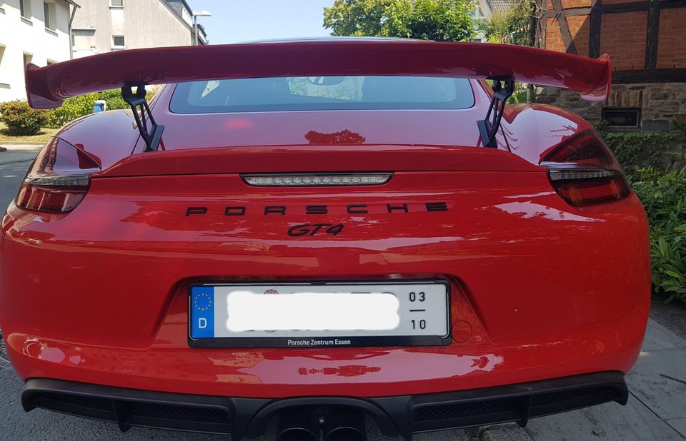 Porsche GT4 Clubsport mit Sportchronopaket in Essen