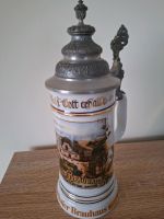 Bierkrug mit Zinn Deckel Hessen - Lampertheim Vorschau