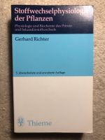 Stoffwechselphysiologie der Pflanzen - G. Richter 5. Aufl. Thieme Eimsbüttel - Hamburg Niendorf Vorschau