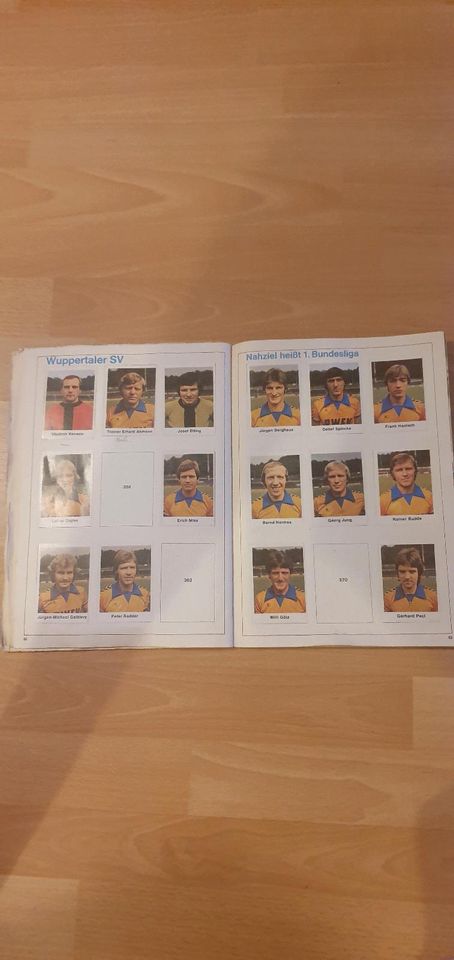 Sammelalbum Bergmann Bundesliga 1977 1978 in Hürth