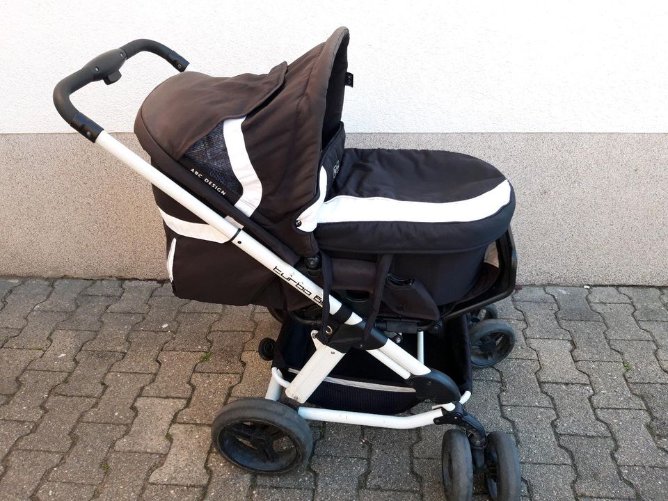 Kinderwagen, Buggy abc design turbo 6s mit Zubehör in Dudenhofen