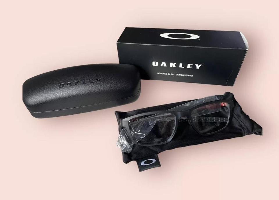 Oakley Herren Brillengestell Modell OX8153-05 Satin Grey Smoke in Bad Schwartau