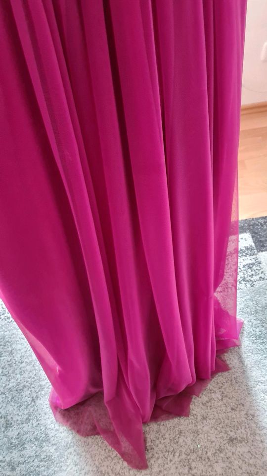 Abendkleid/Ballkleid Pink gr. M 40 mit ein Stück Tüll in Olpe