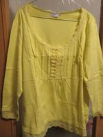 gelbes Spitzen T - Shirt für Damen, bpc, Gr. 48 / 50 / XL Brandenburg - Forst (Lausitz) Vorschau