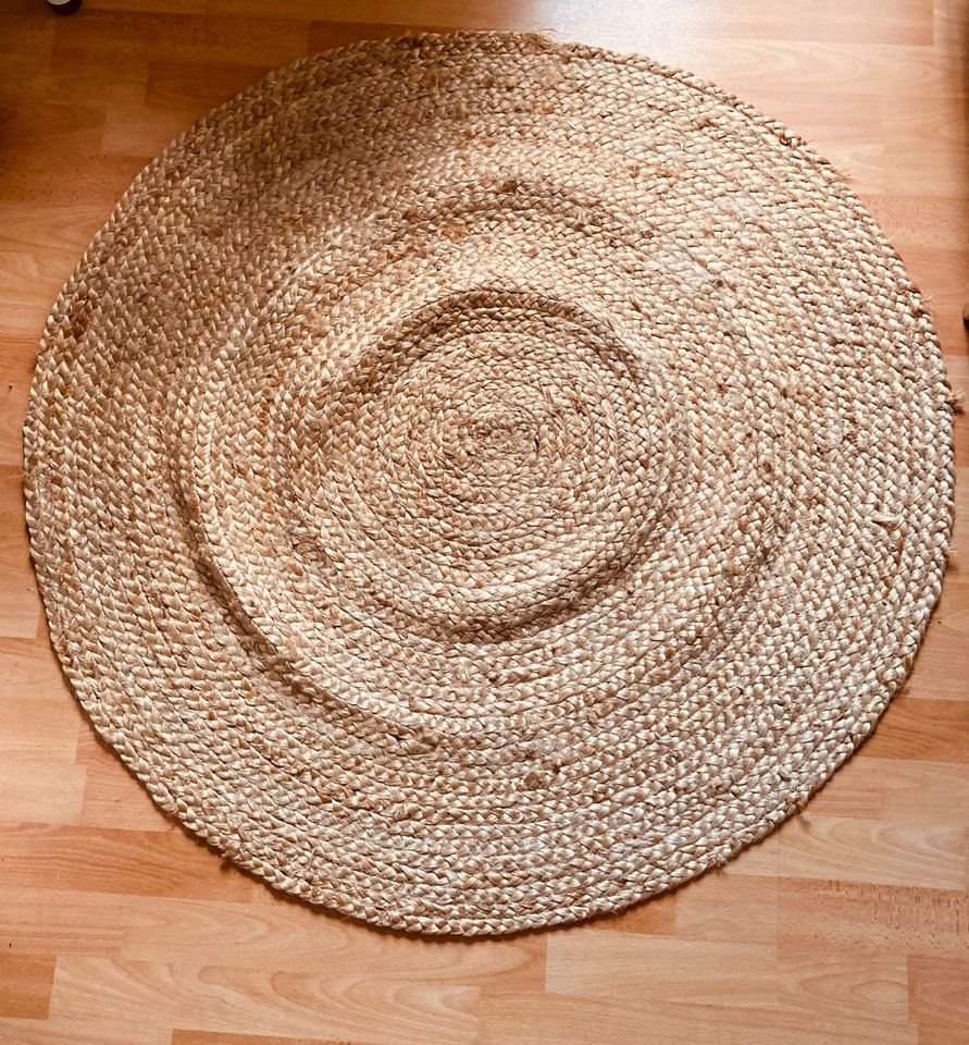 Natur 100% Jute Teppich rund 100cm in Leipzig - Gohlis-Nord | eBay  Kleinanzeigen ist jetzt Kleinanzeigen