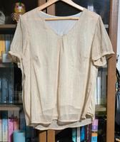 T-Shirt Bluse in Creme Hessen - Kelkheim Vorschau