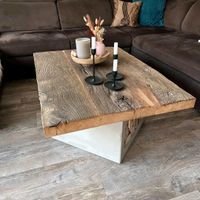 Couchtisch TV Tisch Retro Eiche Altholz Natur Pur Upcycling Saarland - Mettlach Vorschau