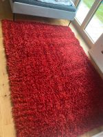 Großer roter Hochflor Teppich in Rottönen Bayern - Oberhaid Vorschau