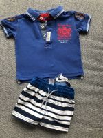 Next coole Badehose blau weiß neu in 68 & Shirt dazu Nordrhein-Westfalen - Hennef (Sieg) Vorschau