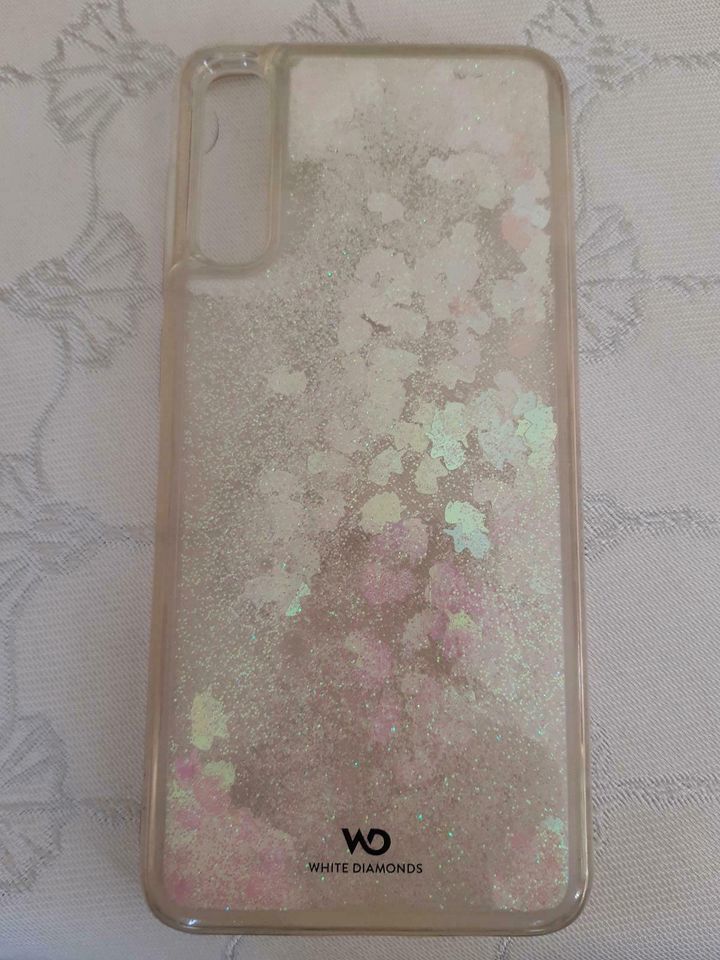 Handyhülle, Cover - WHITE DIAMONDS Sparkle, Samsung - Galaxy A50 in Herne