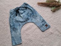 Jeanshose aus sweat handmade 74  Babyhose Bayern - Kinding Vorschau