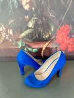 Azur-Blau ** Samt ** Pumps High Heels Gr. 37 Bayern - Bayreuth Vorschau