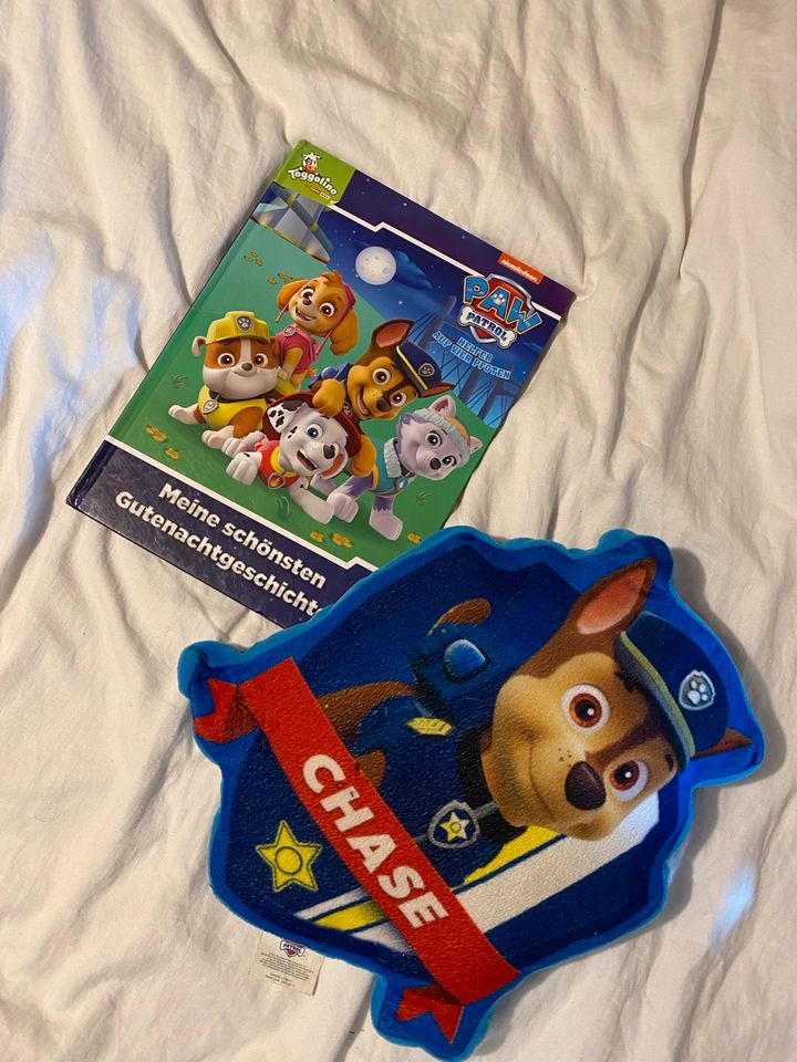 Paw patrol Buch und Kissen in Rimbach