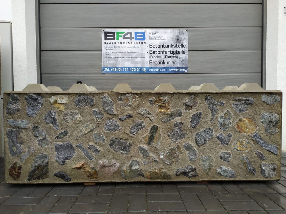 Betonblock, Betonlego, Beton Legosteine, Beton Stapelsteine in Grafenhausen