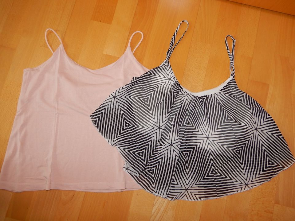 Basic Tank Top Crop Top Spaghettiträger Shirt H&M Tally Weijl XS in Nordendorf