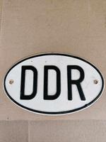 Länderkennzeichen DDR Sachsen - Naunhof Vorschau