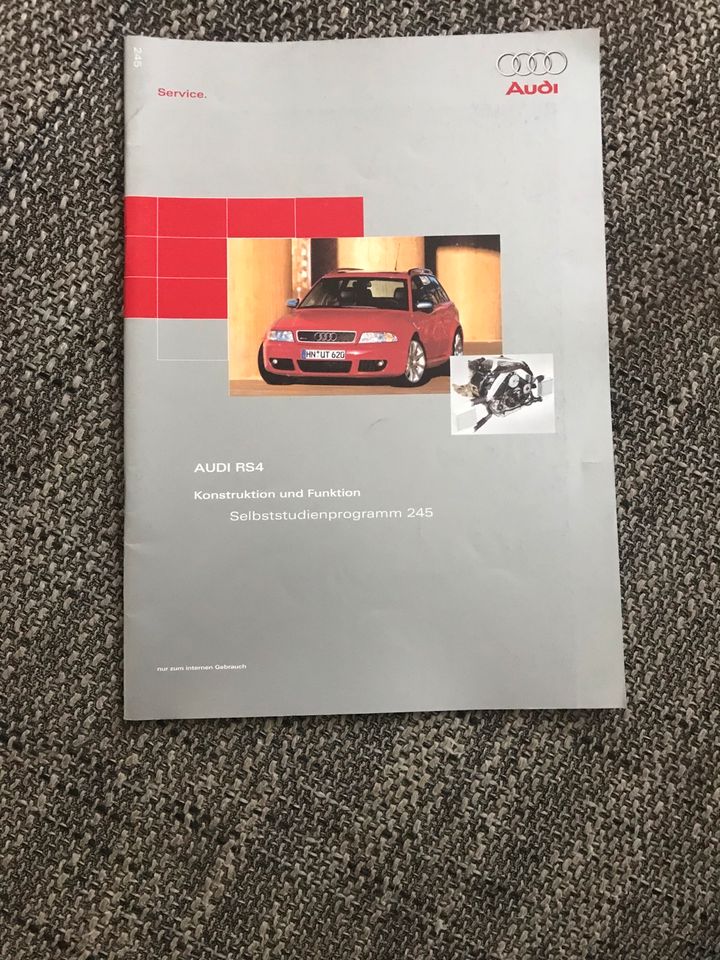 Audi Selbststudienprogramm RS4 RS6 6.0 W12 245 244 267 268 in Berlin