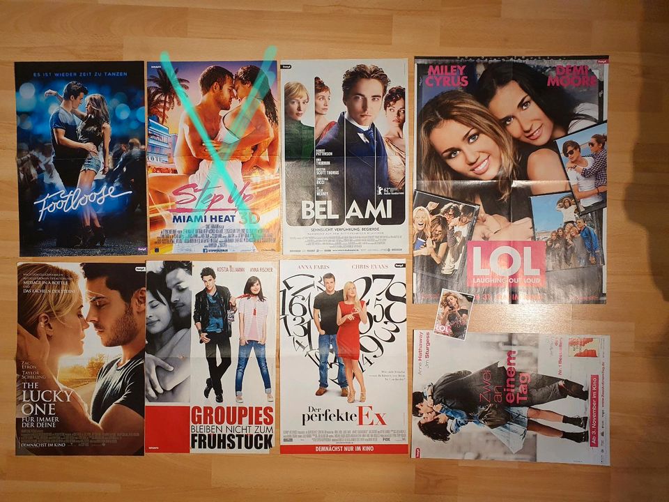 Filmposter Set Footloose Poster Step Up Lol Bel Ami uvm. in Schönau (Schwarzwald)