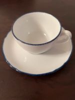 Neu Tafelstern Germany 616 Tasse + Untertasse blau weiß Porzellan Hessen - Offenbach Vorschau