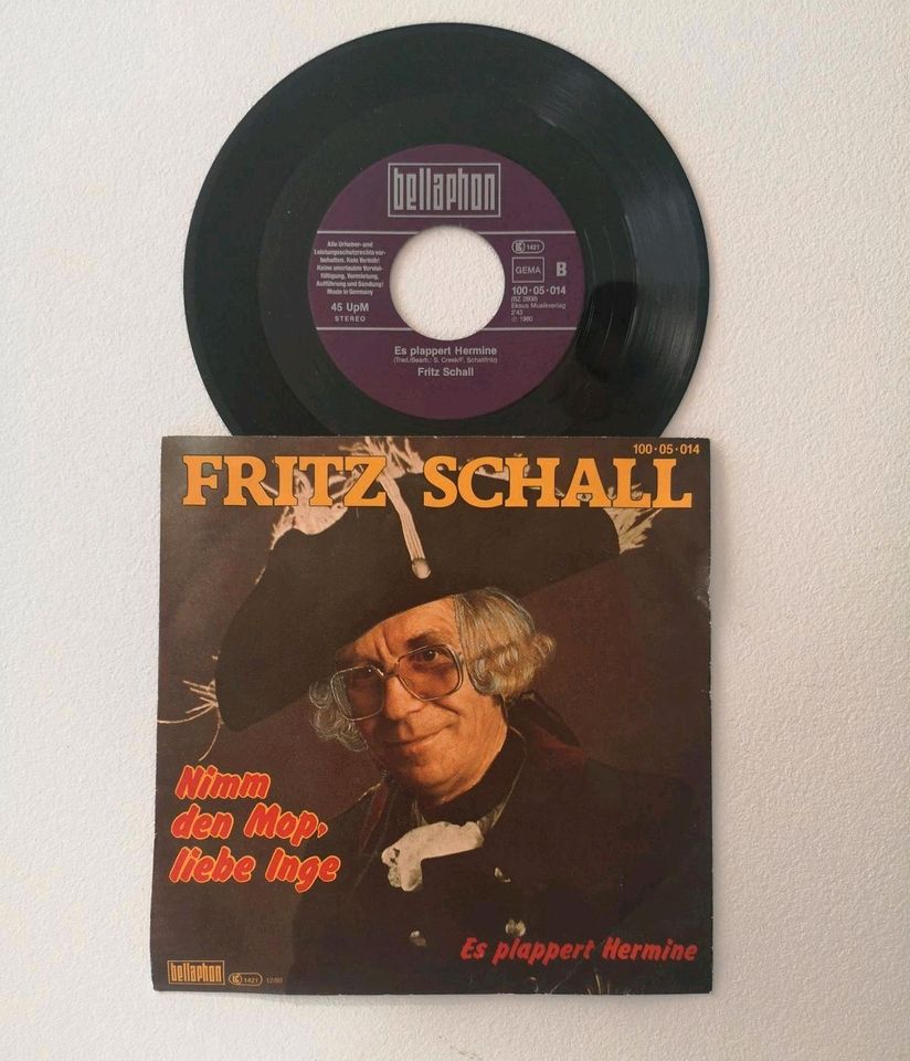 Schallplatte "Fritz Schall - Es plappert Hermine" in Westerstetten