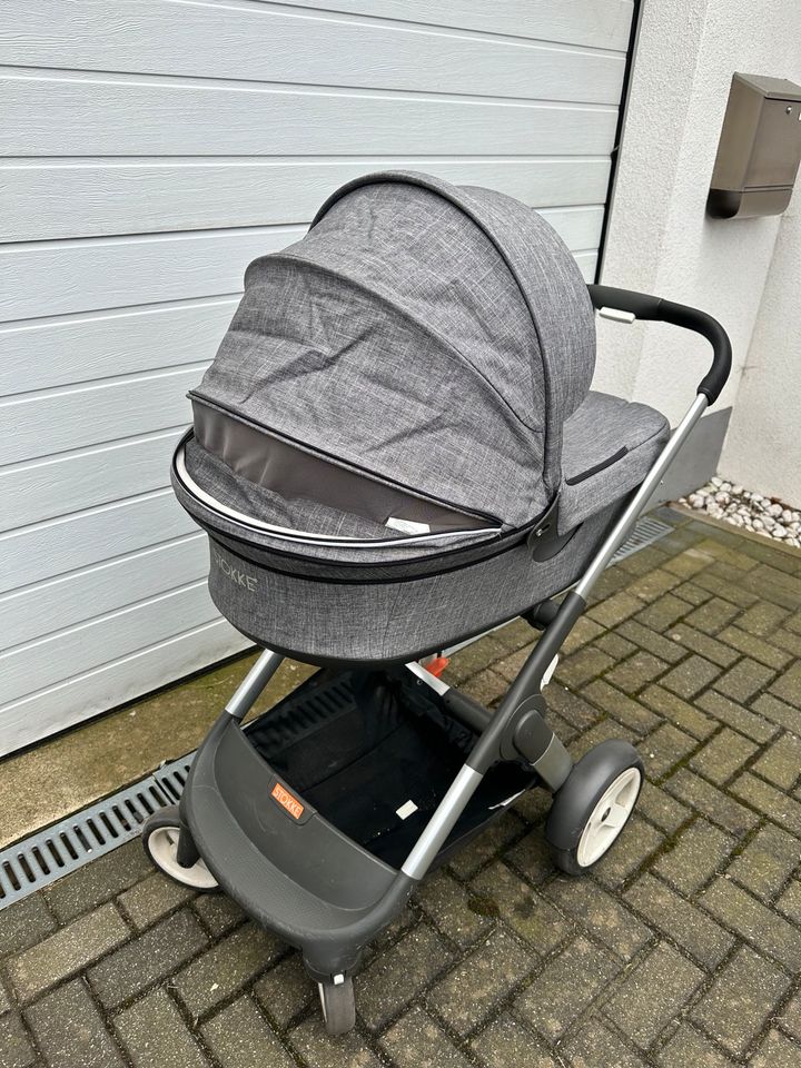 Stokke Crusi Kinderwagen und Buggy in Grau Melange in Celle