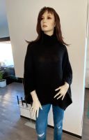 Comma Überwurf Pullover NP 149€ schwarz neu Wolle Strickpullover Hessen - Limburg Vorschau