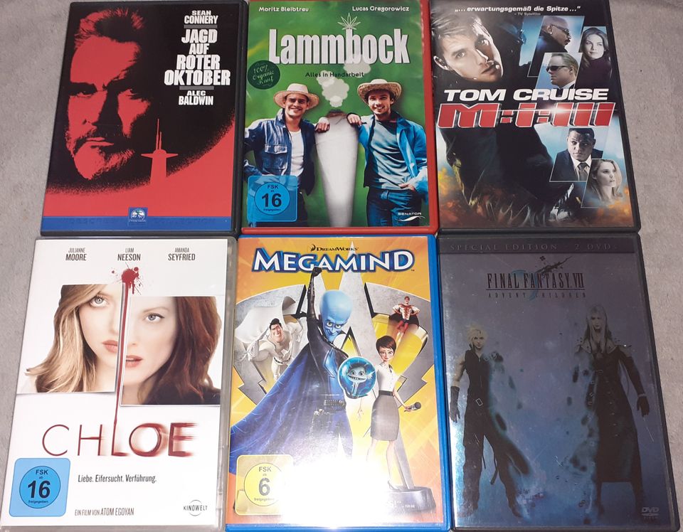 Viele DVDs aus Sammlung - 1 Euro pro DVD - Einzelverkauf in Bochum