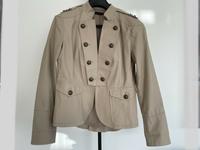 Jacke Blazer beige Baumwolle Denim Rips ungetragen Größe 40/42 Baden-Württemberg - Neulingen Vorschau