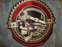 Rücken Aufnäher Skull Armee Soldat HD Biker backpatch aufbügeln Berlin - Zehlendorf Vorschau