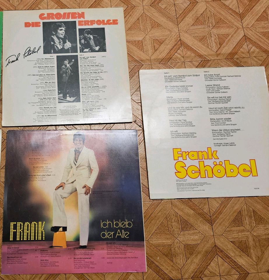 DDR Schallplatten Amiga LP Frank Schöbel in Thum