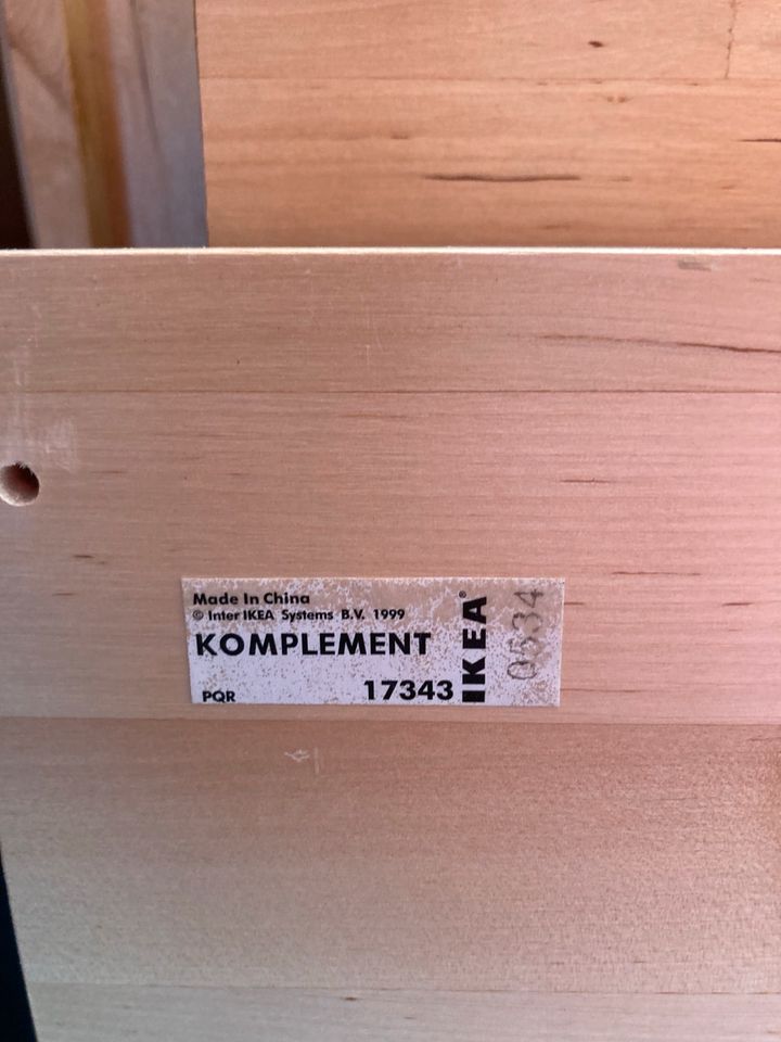 5 x Ikea komplement einlegeböden für Pax massiv 58 tief 50 breit in Bad Laasphe