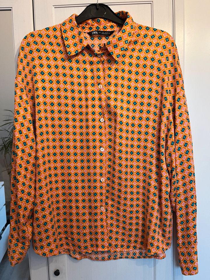 Bluse Zara orange Gr L in Salzgitter