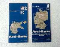 2 ARAL Karten Landkarten 2 und 3 aus den 70er Jahren Hamburg - Hamburg-Nord Vorschau