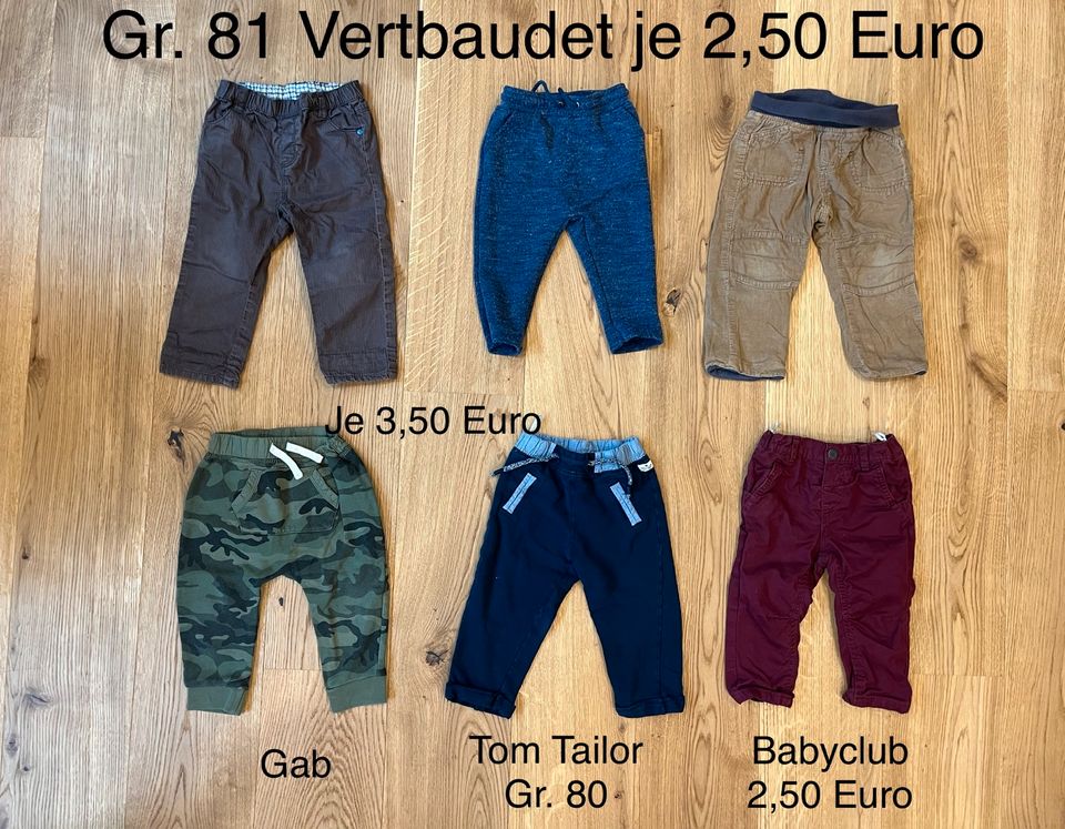 Hose Pullover Jungen Gr. 80 H&M Zara Vertbaudet Feetje in Oberhausen