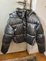 Warme Winterjacke, grau/ silber/ metallic, Zara Bayern - Ingolstadt Vorschau
