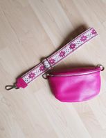 ‼ Crossbody Tasche Leder pink neuwertig made in italy Nordrhein-Westfalen - Moers Vorschau