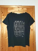 Cecil T- Shirt Gr. L schwarz mit Glitzerdruck Schleswig-Holstein - Kropp Vorschau