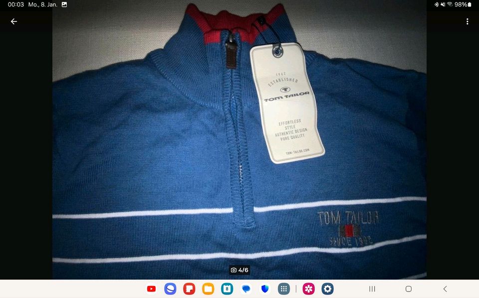 NEU TOM TAILOR PULLOVER Gr M in Kemnath