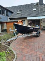 Angelboot/Motorboot mit 5 PS Außenborder und Trailer Schleswig-Holstein - Ahrensburg Vorschau