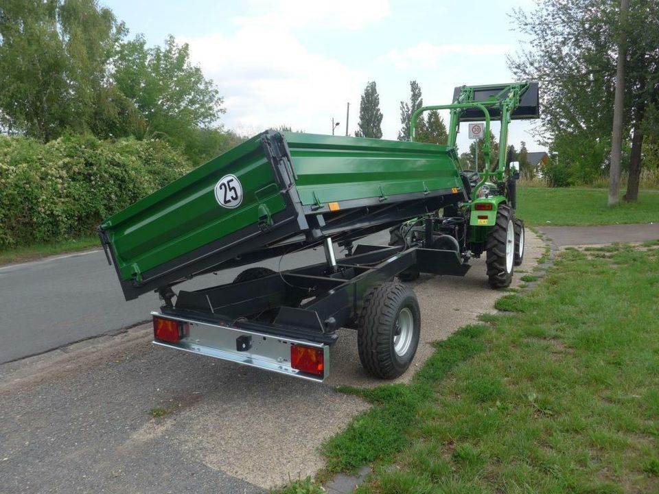 Dreiseitenkipper Anhänger 3-Seiten-Kipper 2,5ton 2500kg NEU in Osterweddingen