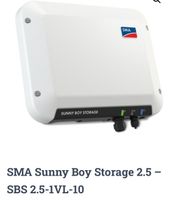 SMA Sunny Boy Storage 2.5 – SBS 2.5-1VL-10 Baden-Württemberg - Bretzfeld Vorschau