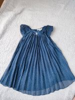 Mädchen Kleid blau gold Glitzer Größe 92 festlich Plissee Kleid Bayern - Mainburg Vorschau